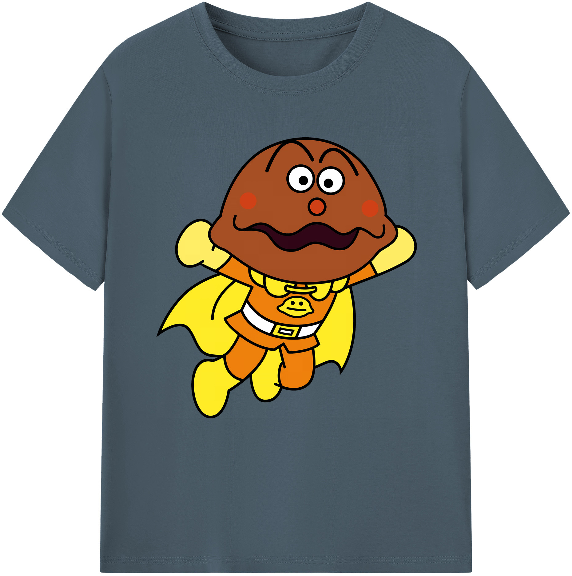 （画像用） アンパンマン Anpanman 綿100％半袖Tシャツ（フロントプリント）